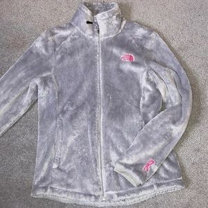 Grey north face jacket